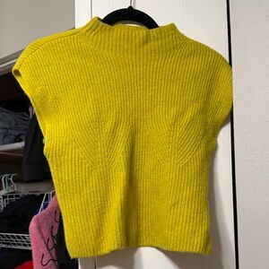 Maeve Vibrant Yellow Turtleneck Sweater